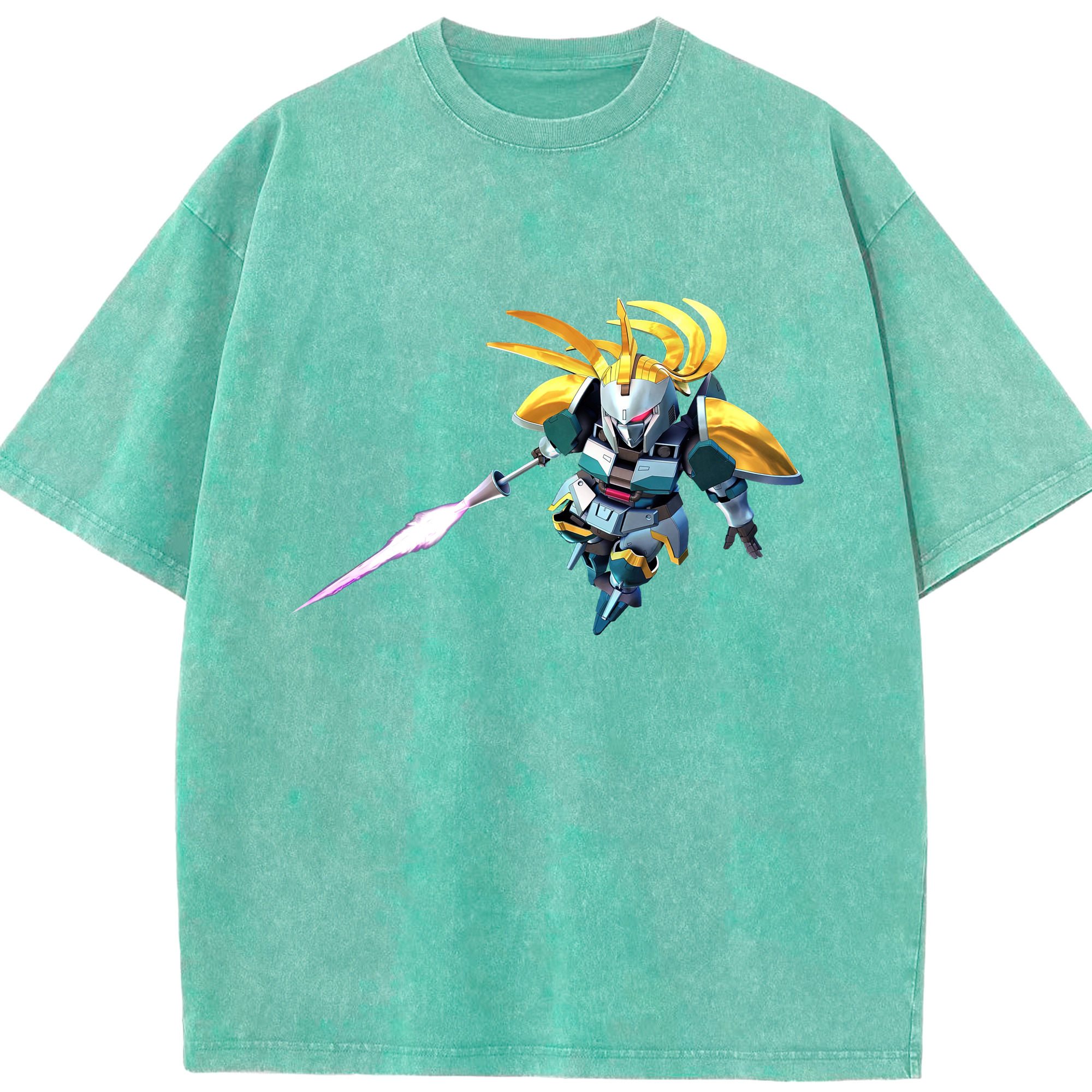 （画像用） 機動戦士ガンダム Mobile Suit Gundam 綿100% ヴィンテージ風 半袖Tシャツ（フロントプリント）